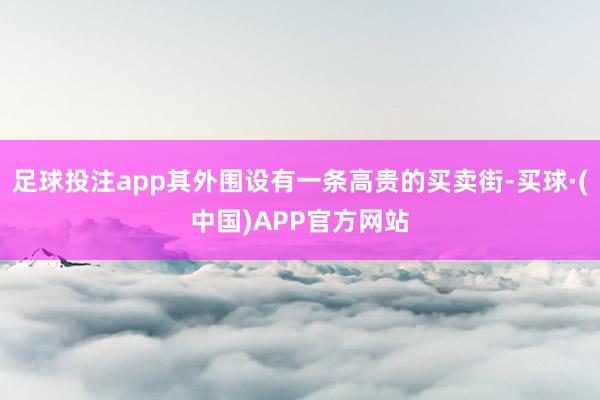 足球投注app其外围设有一条高贵的买卖街-买球·(中国)APP官方网站