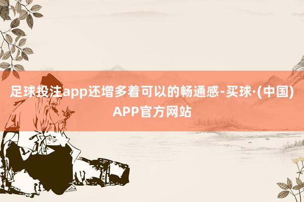 足球投注app还增多着可以的畅通感-买球·(中国)APP官方网站