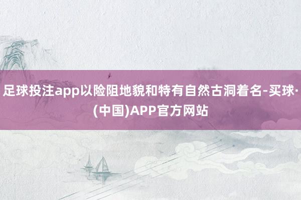 足球投注app以险阻地貌和特有自然古洞着名-买球·(中国)APP官方网站